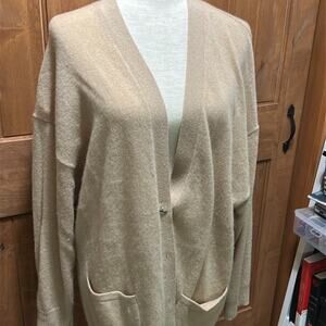 Banana Republic Cashmere Cardigan Oversized Sweater Blazer